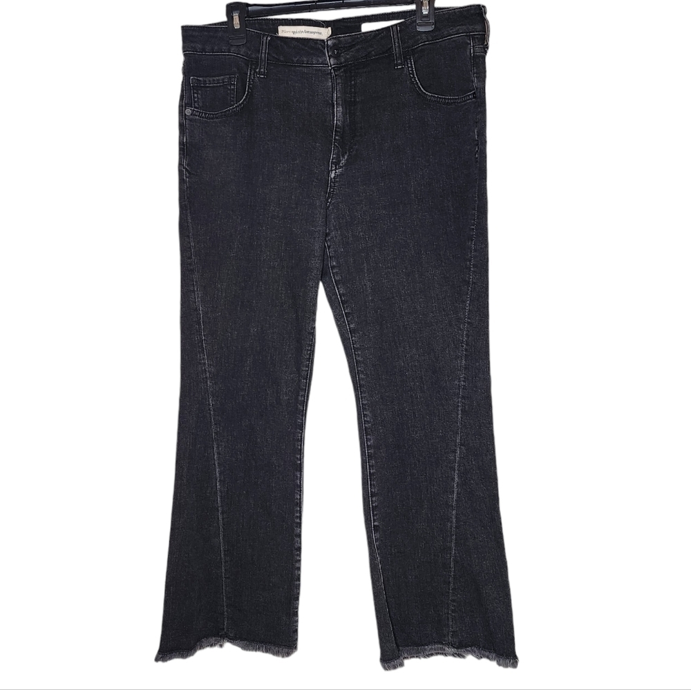 Anthropologie Pilcro and the Letterpress black highrise flare jeans.  Size 31.